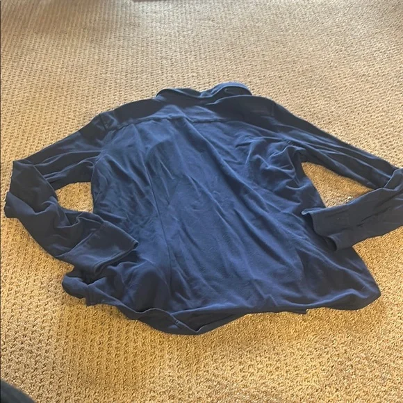 Ralph Lauren Knit Oxford button down XL Navy - Picture 8 of 8